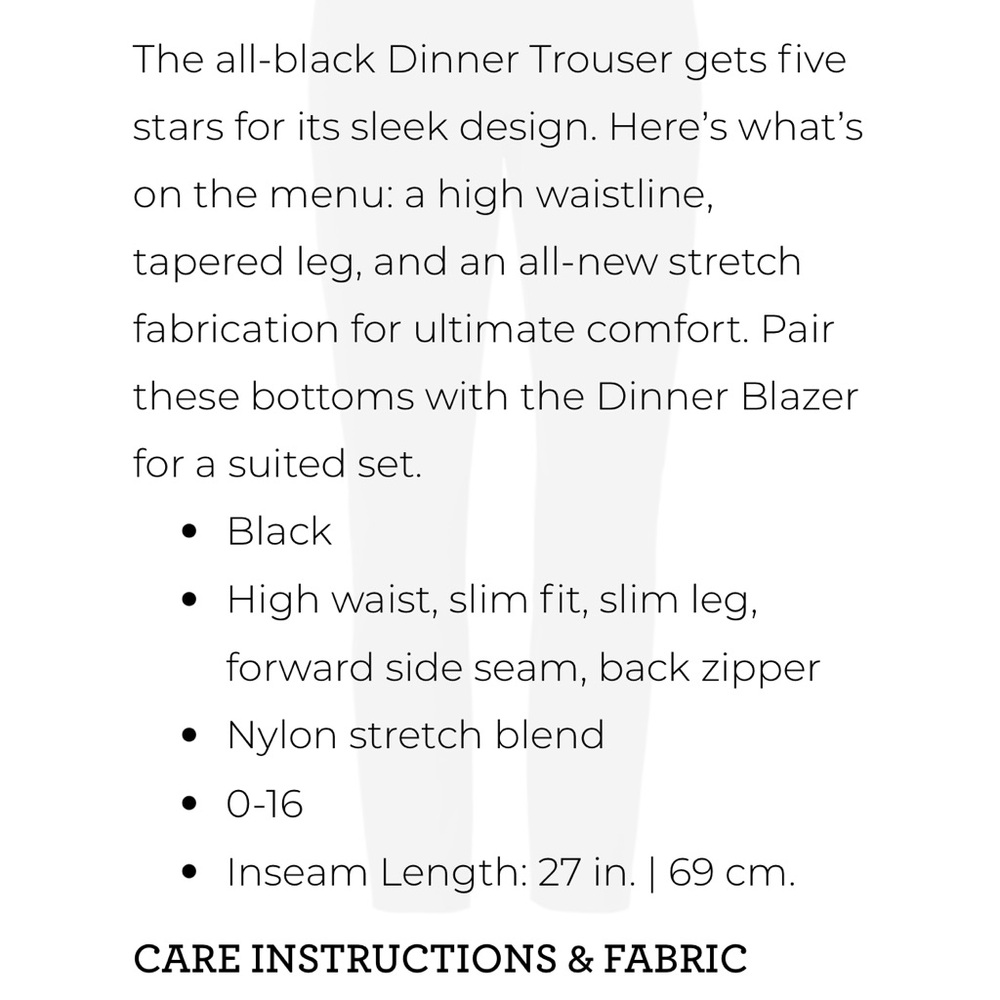 Cabi dinner trouser black - Picture 3 of 4